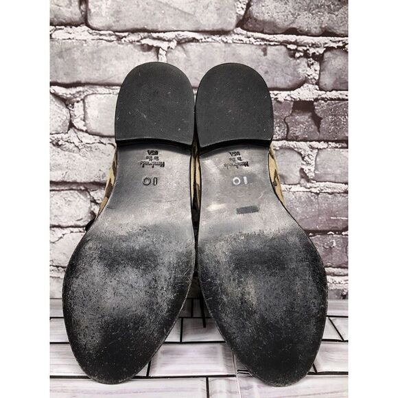 Penelope And Coco Leopard Print Suede Leather Oxfords Shoes Women Sz 10M US/41EU - Picture 10 of 16